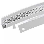 DURAFORCE Chrome Mesh Front Upper Lower Bumper Grille for Chevy Impala Limited 2006-2016