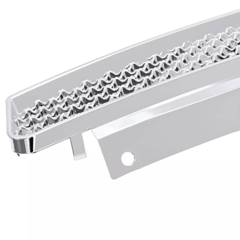 DURAFORCE Chrome Mesh Front Upper Lower Bumper Grille for Chevy Impala Limited 2006-2016