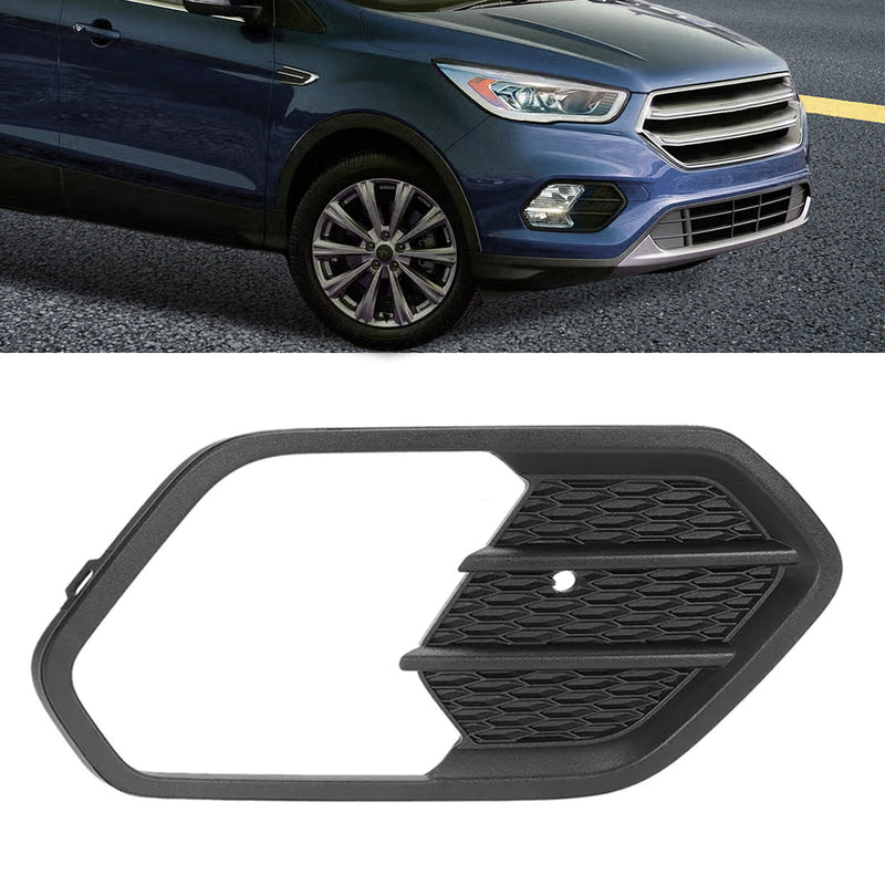 Fog Light Bezel Lamp Cover for Ford Escape Kuga 2017-2019 Passenger Right Side