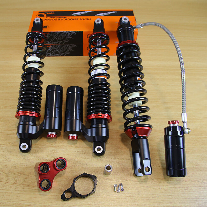 Stage 4 Front & Rear Shocks Absorber Set for Yamaha YFZ450 2004-2013 ATV