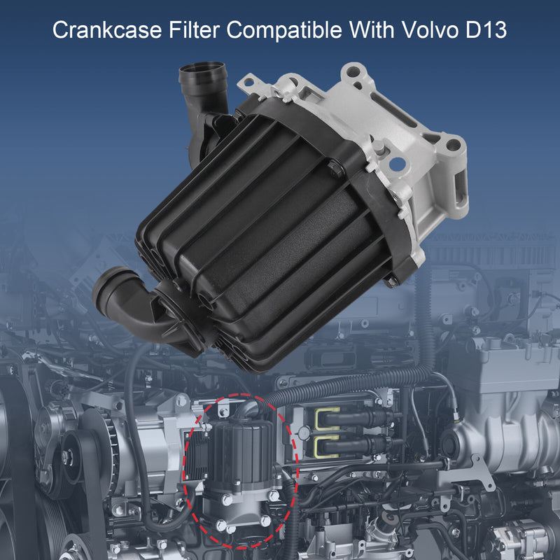 21373547 Crankcase Ventilation Separator with Gasket 20532891 for Volvo D13