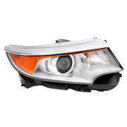 DURAFORCE Headlight Right Side Halogen Projector 5 Pins For Ford Edge 2011 2012 2013 2014