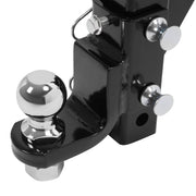 DURAFORCE 2" Receiver Trailer Hitch Ball Mount 9-1/2" Drop Tow Adjustable 7500lb