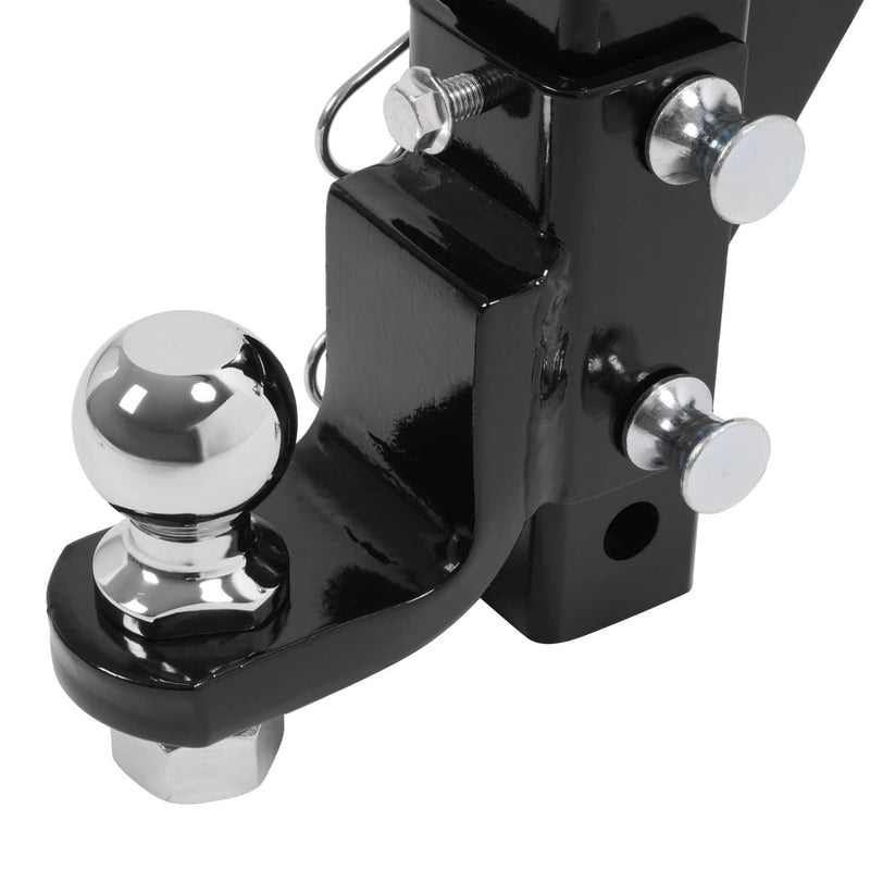 DURAFORCE 2" Receiver Trailer Hitch Ball Mount 9-1/2" Drop Tow Adjustable 7500lb