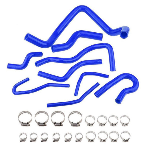DURAFORCE Silicone Radiator Hose Kit for 1992-2000 Honda Civic D15 D16 SOHC EG EK Blue