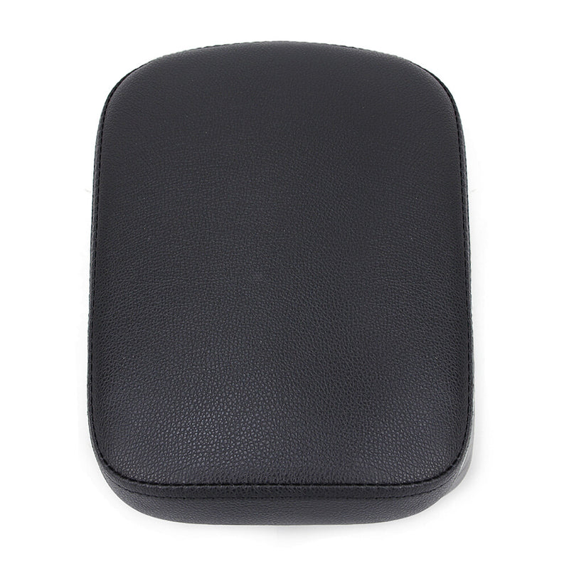Suction Cup Pillion Passenger Pad Seat Black for Harley Chopper Dyna