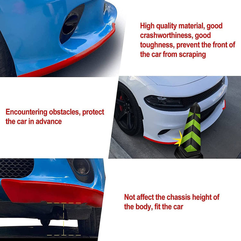 Front Bumper Lip Splitter Trim Cover for Dodge Charger SRT Scat 2015-2021