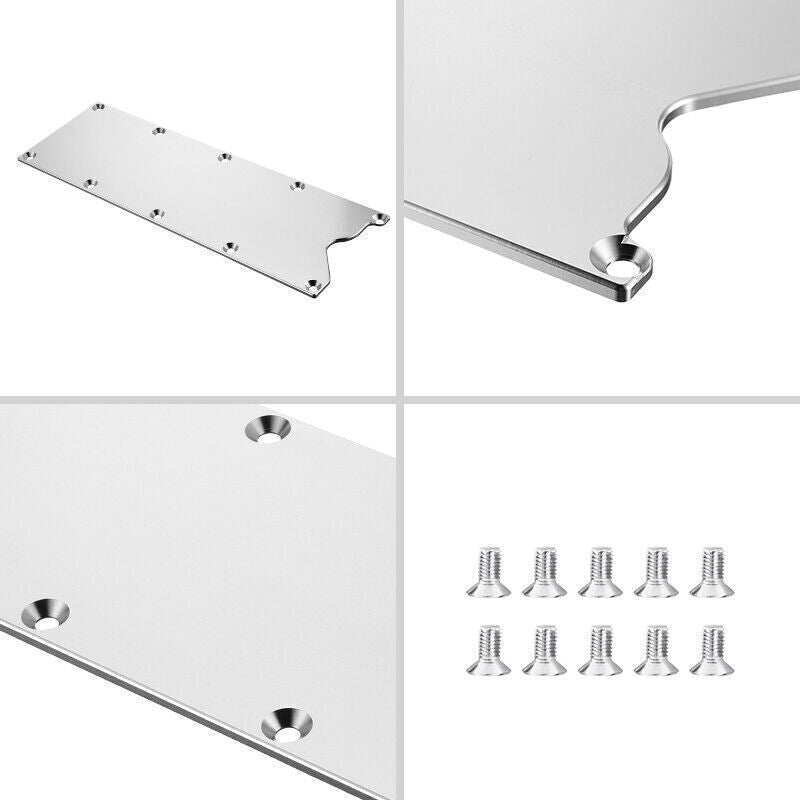 LS Gen III Billet Valley Pan Cover Plate Knock Sensor Delete for LS6 LS1 Gen 3