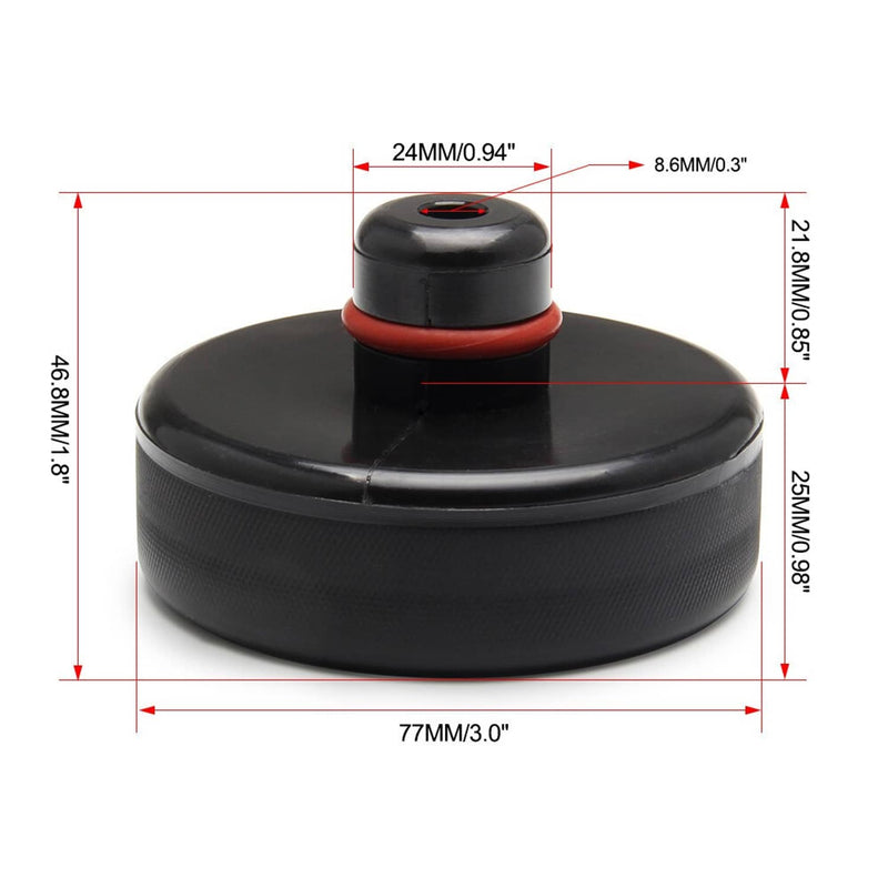 4Pcs Rubber Jack Lift Pad Adapter Tool for Tesla Model 3 Y S X