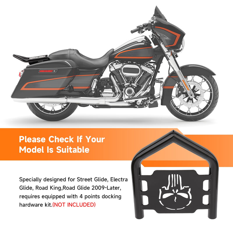 Detachable Luggage Rack for Harley Street Glide Road King 2009-Up