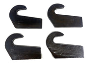DURAFORCE Mounting Brackets Weld 6500lb for Pin Type Over The Bucket Loader Pallet Forks 4