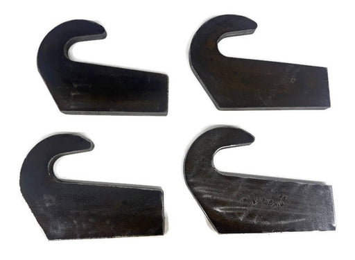 DURAFORCE Mounting Brackets Weld 6500lb for Pin Type Over The Bucket Loader Pallet Forks 4
