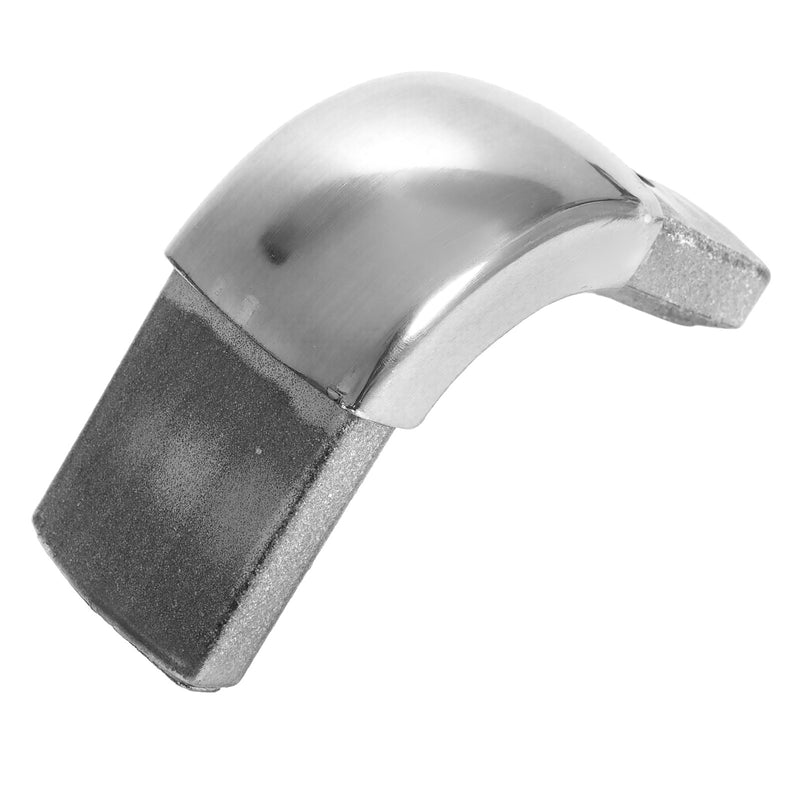 90 Degree Aluminum Arm Corner Joint for Dump Truck Tarp System Silver Pair