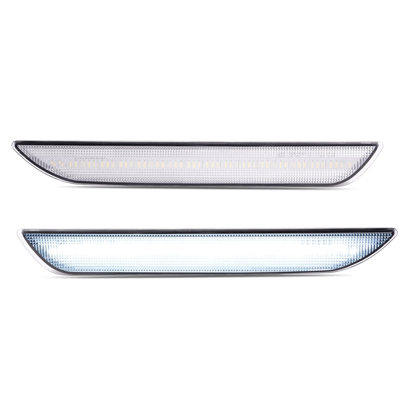 Clear Lens LED Rear Side Marker Signal Lights for Ford Mustang 2015-2023 2020