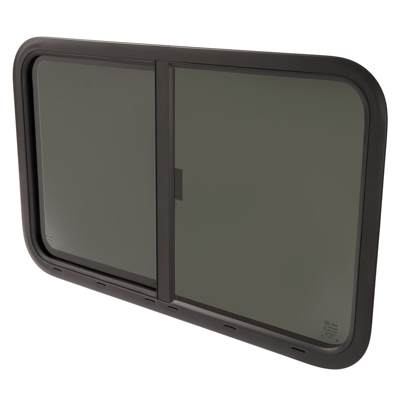 35" x 22" Horizontal Slider RV Window with Screen for Cargo Trailer