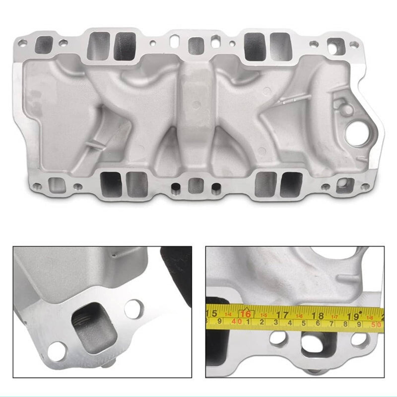 22026 Aluminum Dual Plane Intake Manifold for SBC Chevy 350 Small Block