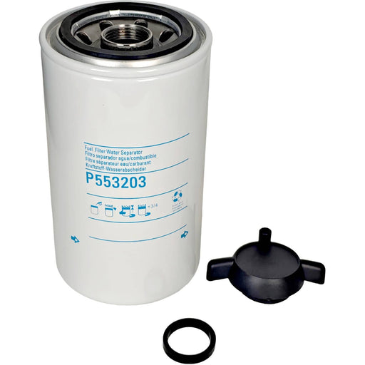 DURAFORCE P553203 Fuel Filter Water Separator Spin-On Twist Drain 3 Micron for FWS-3003