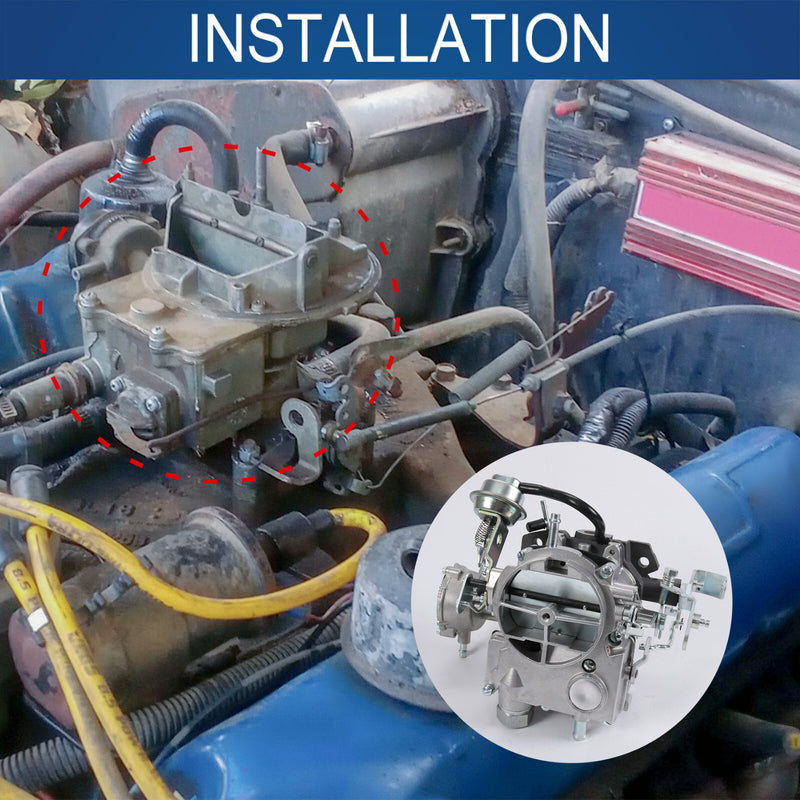 2 Barrel Carburetor Fits Chevrolet Engines 5.7L 350 6.6L 400 Type Rochester 2GC