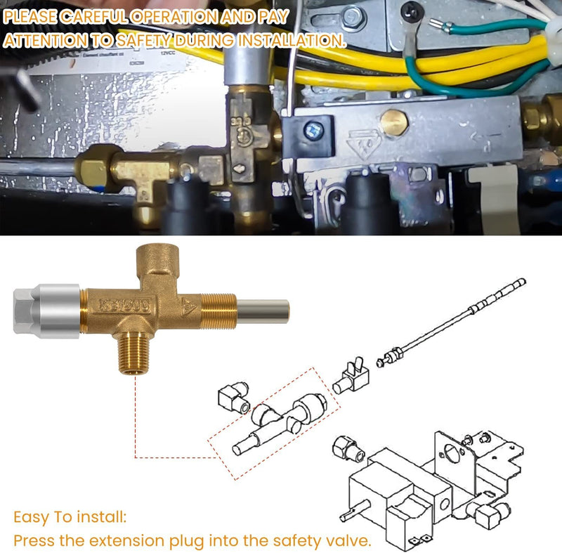 622746001 Gas Valve Extension Plug for Norcold Refrigerator 3163 N260 N300 N400