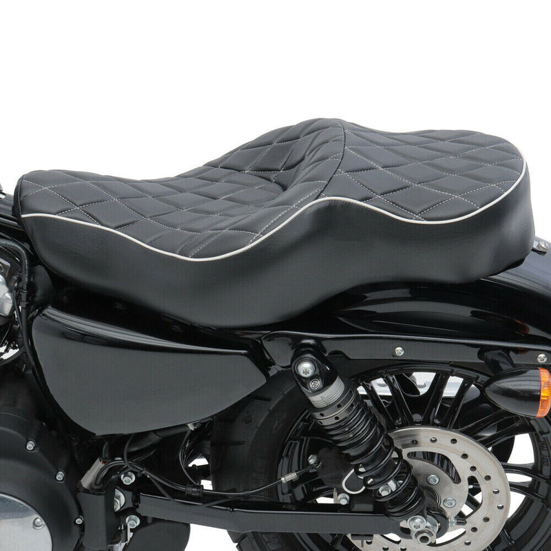 Driver Passenger Two-Up Seat Cushion for Harley Sportster XL 883 1200 48