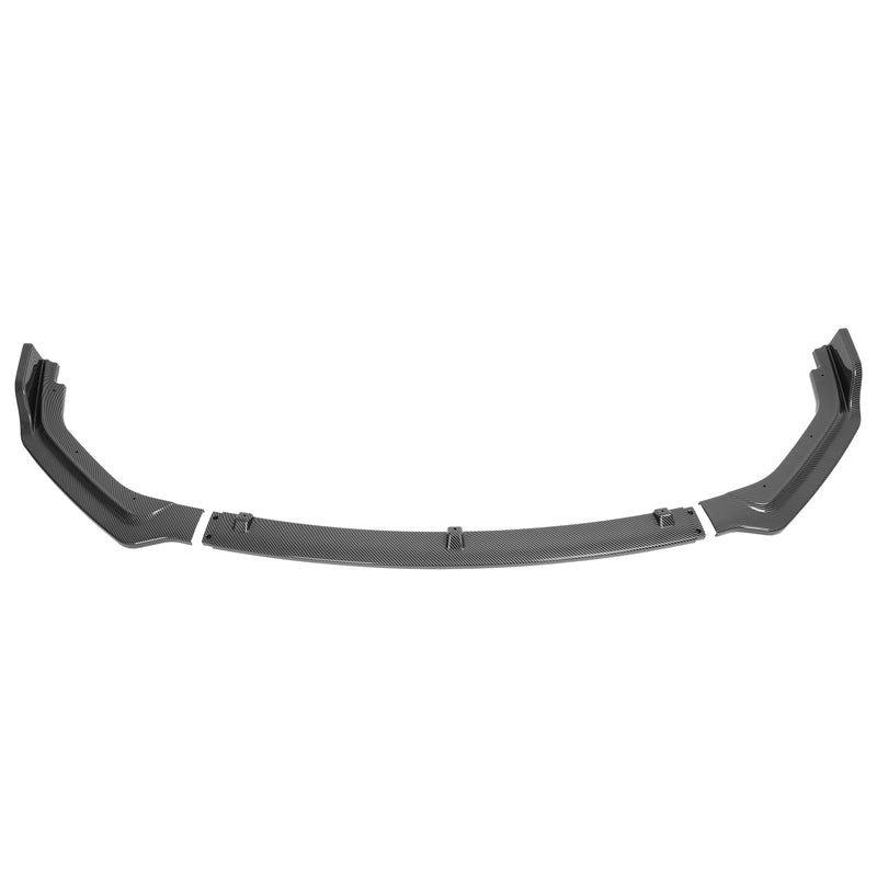 Carbon Fiber Color Front Bumper Lip Splitter for Infiniti 2018-24 Q50 Luxe Base