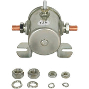 DURAFORCE 1114240 3-Terminal Heavy Duty Starter Solenoid for Winch Marine 12V 200A