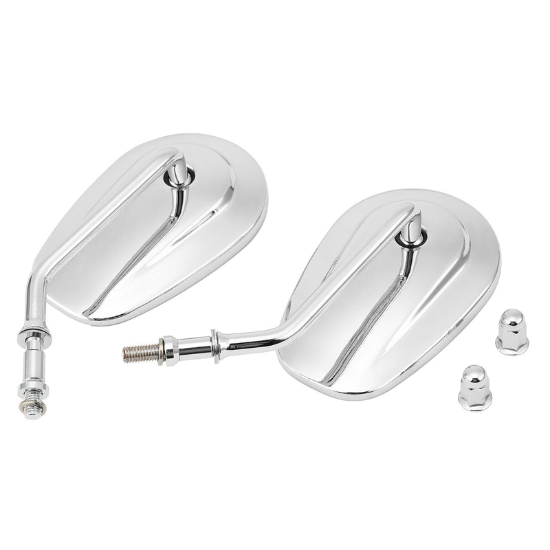 Chrome Rear View Mirrors for Harley XL1200L XL883 XL Sportster Left & Right