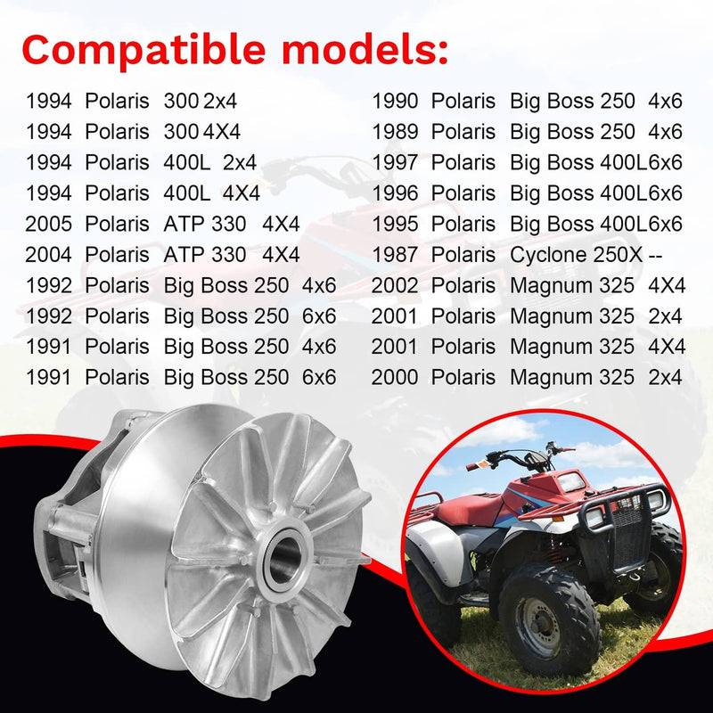 1321976 Primary Drive Clutch Assembly for Polaris Sportsman 500 500 HO 1996-2013