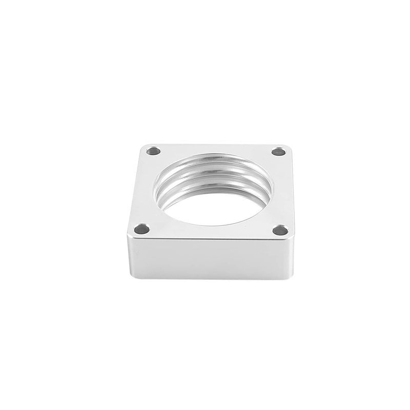 4-Bolt Throttle Body Spacer for Jeep XJ YJ TJ WJ 4.0L 2.5L 1987-2006 Silver