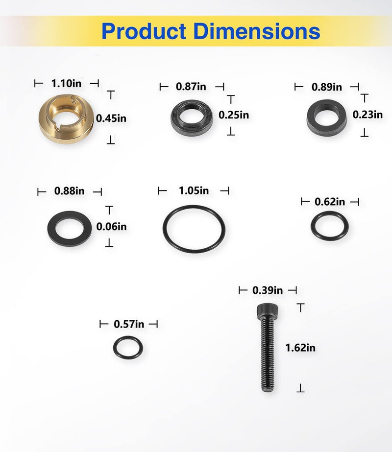 190595GS 190711GS Pressure Washer Seal Kit Set for Briggs & Stratton