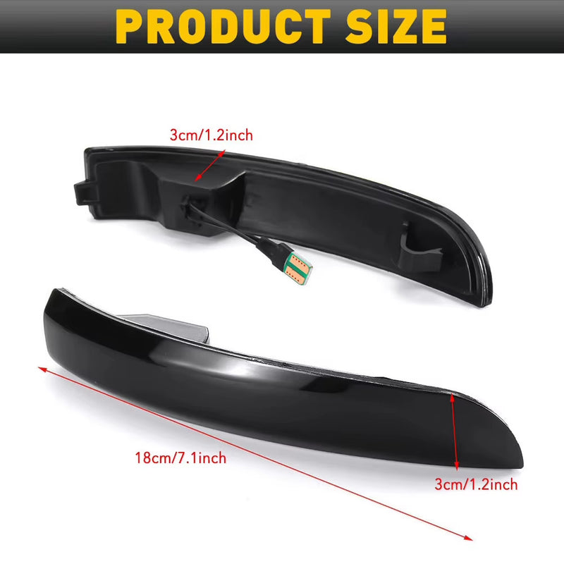 LED Sequential Side Marker Turn Signal Light for Ford Focus MK3 SE ST RS 2012 20