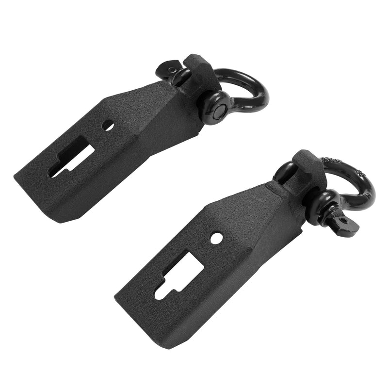 Front Tow Hook Shackle Mount Kit Hardware for Ford F150 F-150 2009-2023 2 Pieces