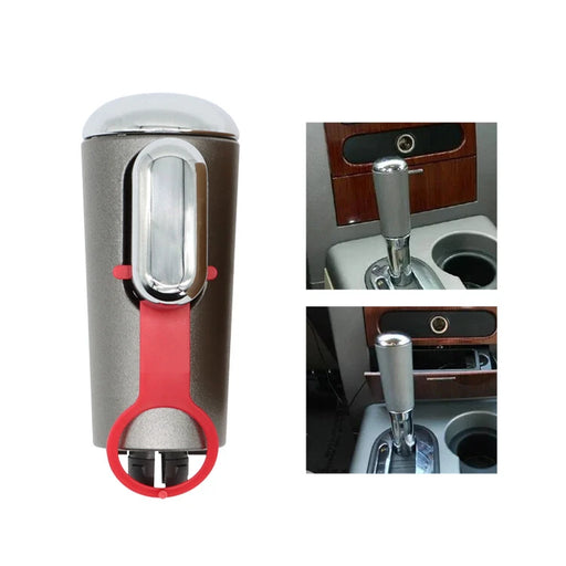 DURAFORCE Chrome Shifter Handle w/ Top Cap Button for Ford F-150 2004-2006 4L3Z7213BA