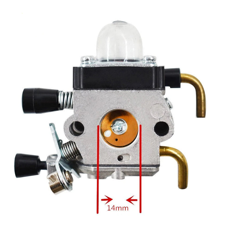 DURAFORCE Carburetor Carb for STIHL FS55 FS45 FS46 FC55 FS38 HS45 with Fuel Line Kit