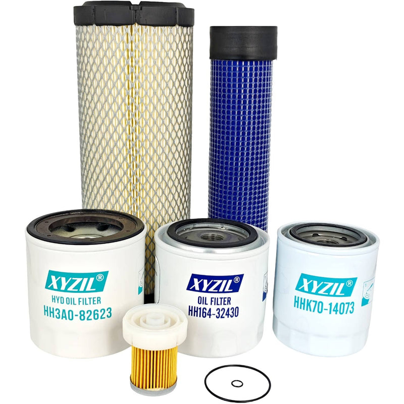 DURAFORCE Maintenance Filter Kit for Kubota L2800 L3400 L3700SU L3800 HST L3200