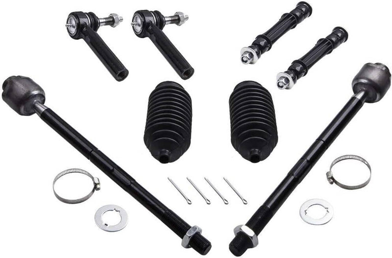 12Pcs Front Upper Lower Control Arm Set for 2007-13 Escalade Chevy Silverado GMC