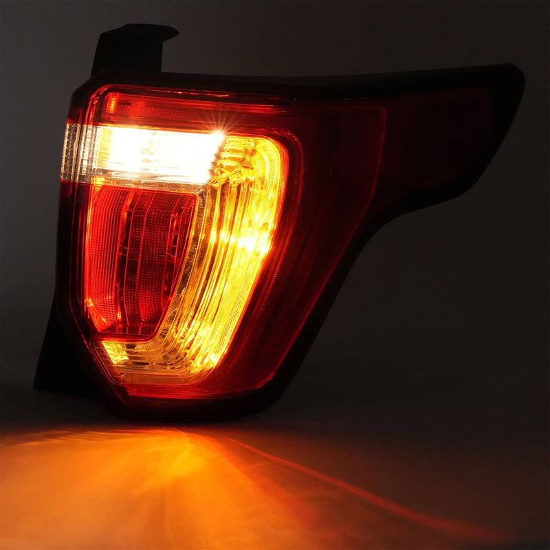 DURAFORCE LED Tail Light Brake Lamp Passenger Right Side for Ford Explorer 2016 2017-2019