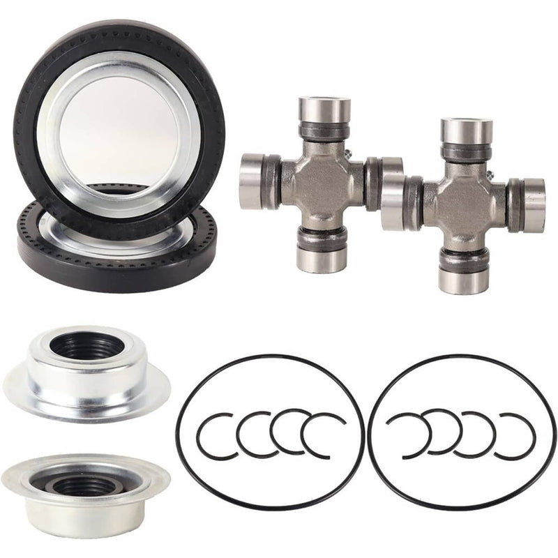 Front Axle Seal Greaseable U Joint Kit for 05-14 Ford F250 F350 Super Duty