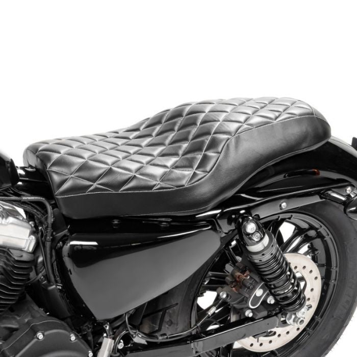 Two-up Rider Driver Passenger Seat for Harley Sportster 883 XL883C XL1200 Custom