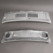 DURAFORCE Upper & Lower Windshield Cowl Panel Wiper Powder Coated for Ford Mustang 67-68