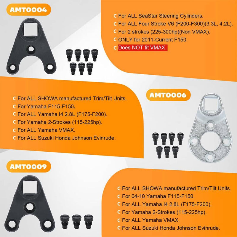 MT0006 Outboard Trim Tilt Pin Wrench Tool Set for Yamaha Suzuki Johnson