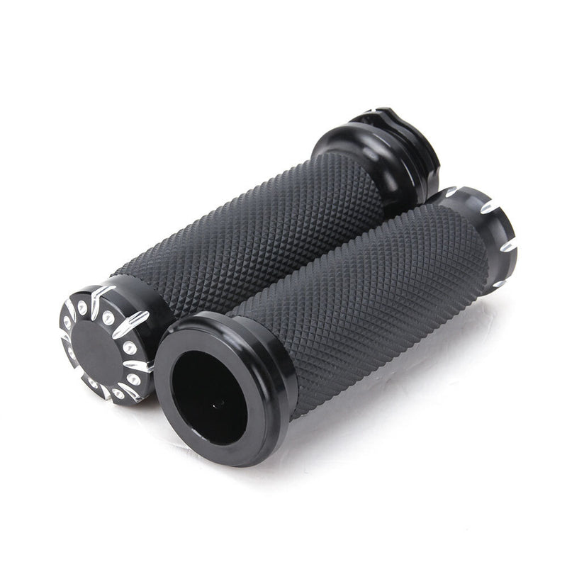 Motorcycle 1" Handlebar Hand Grips for Harley Touring Softail Dyna Sportster XL