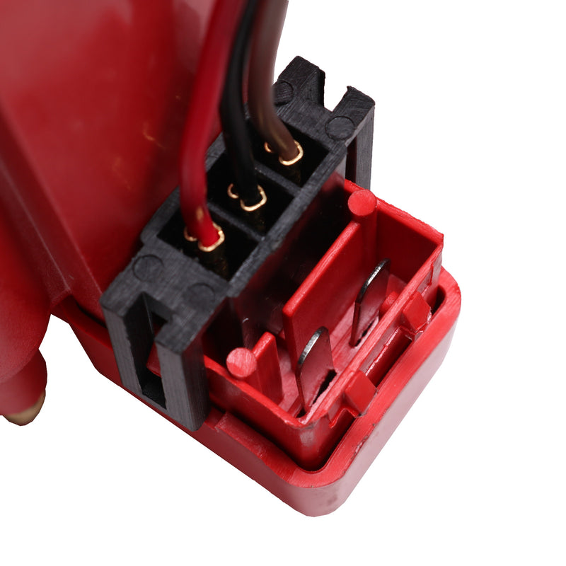 Red HEI Distributor for Ford 351W Windsor with 65K Hi-Output Coil Pigtails