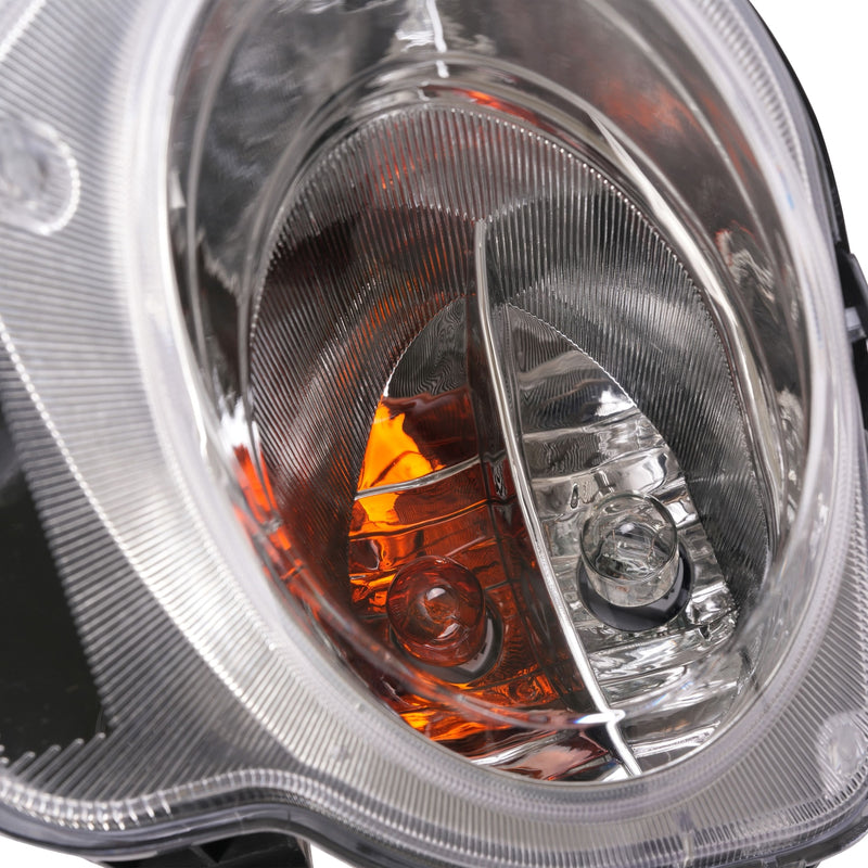 Turn Signal Light Left With Bulb Chrome Trim Parking Lamp for Fiat 500 2012-2017