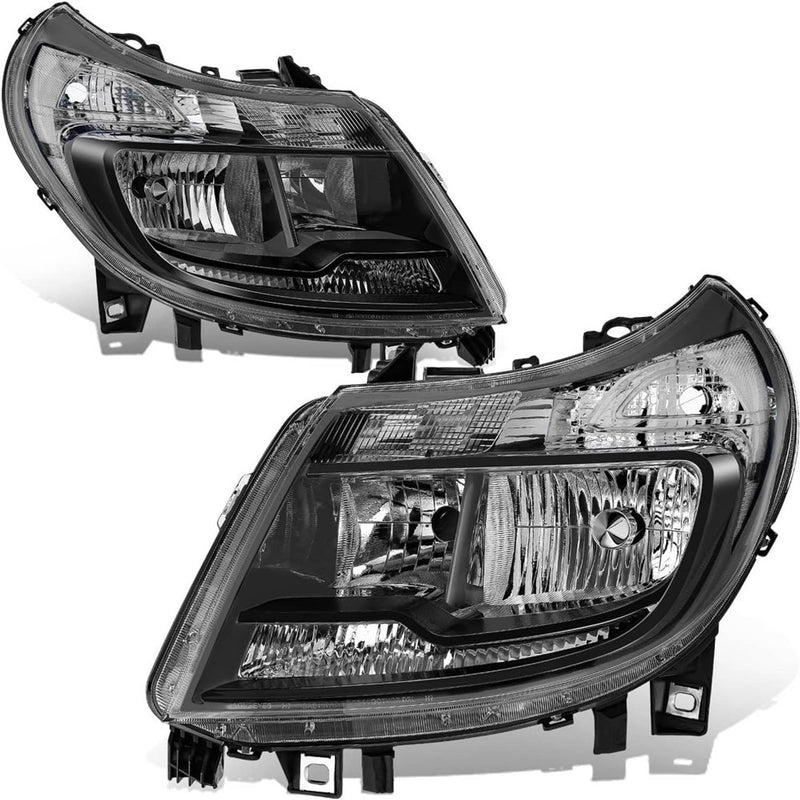 Left Right Headlights w/DRL for Dodge Ram ProMaster 1500 2500 3500 Black