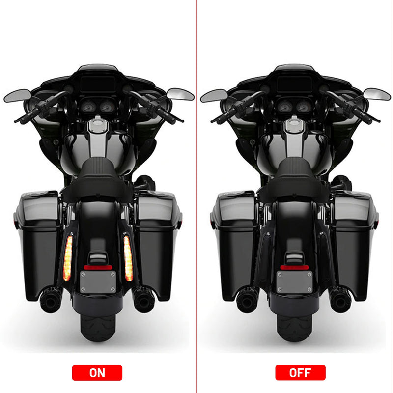 Rear Fender Fascia LED Light for Harley Touring Road King Street Glide 09-2013