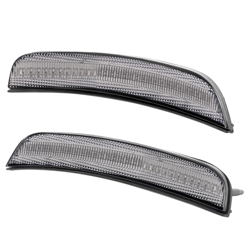 Front Side Marker Light Reflector for Chrysler 300 2015-2023 Amber LED Smoked