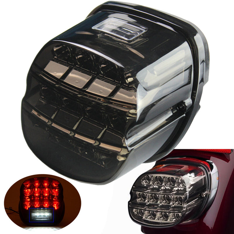 LED Rear Tail Light Brake Smoke for Harley Touring Glide Dyna Softail Sportster