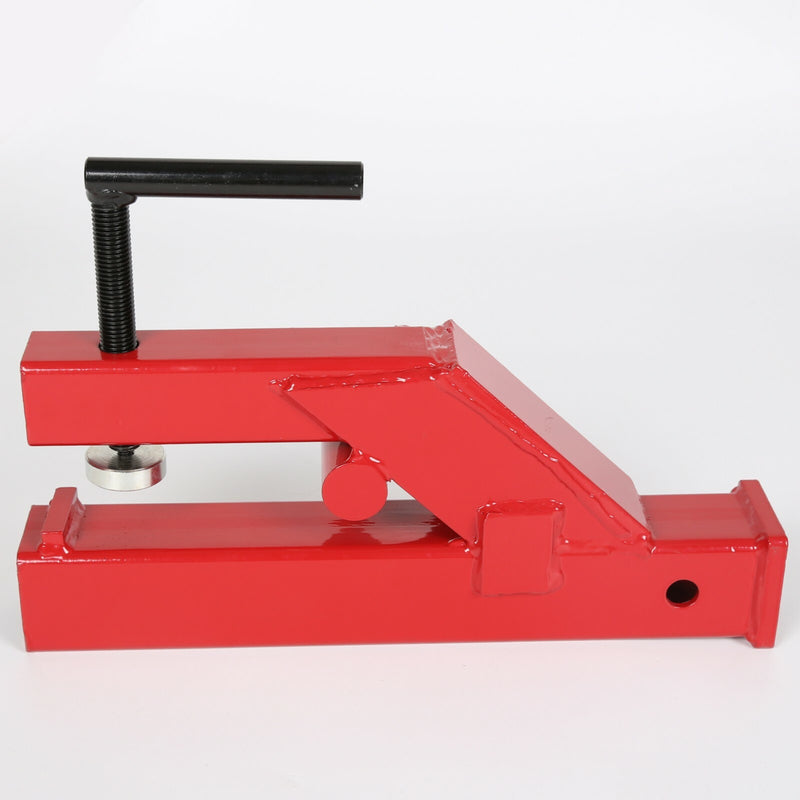 Red Trailer Hitch 2" Ball Mount Receiver Clamp for Deere Bobcat Tractor