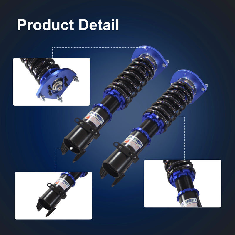 Coilovers Strut Shocks Spring Adj Height for Dodge Neon SRT-4 2.4L 2003-2005
